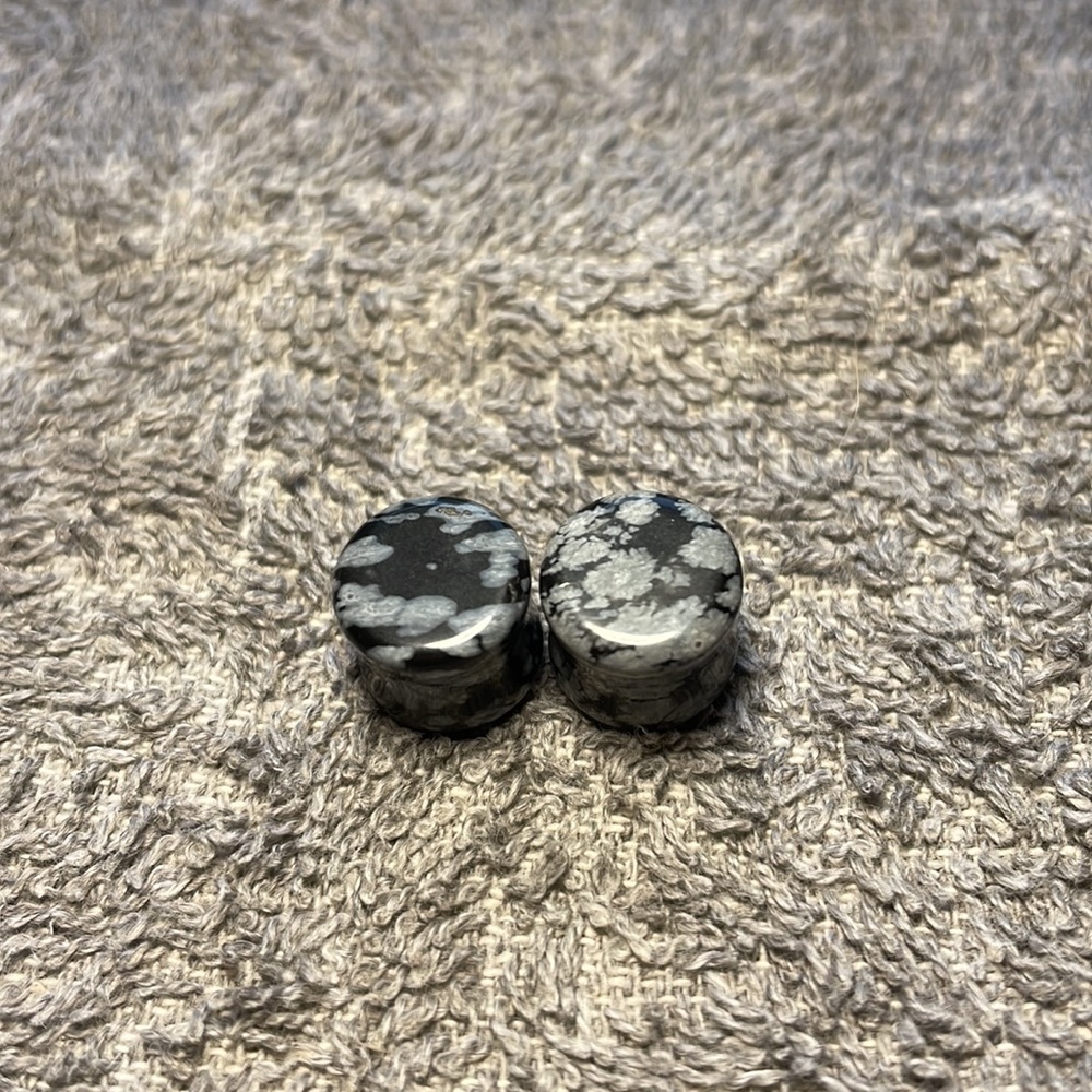 Size Double Zero 00 Stone Plugs Ear Jewelry